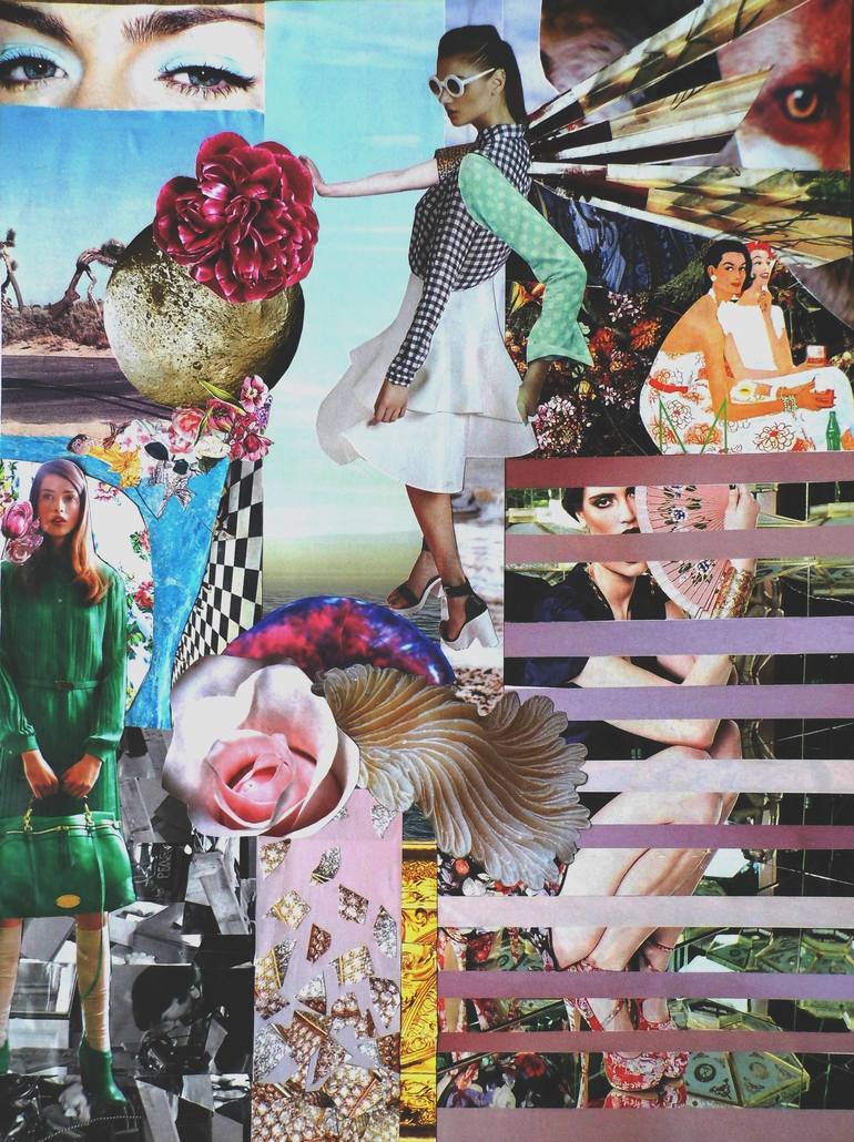 vogue fashion collage