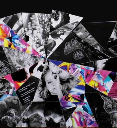 Print of Geometric Collage by Natalia Kaparuk
