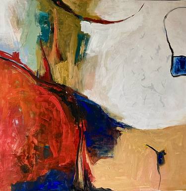Original Art Deco Abstract Painting by Elena Markova