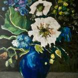 Blue vase by elena markova