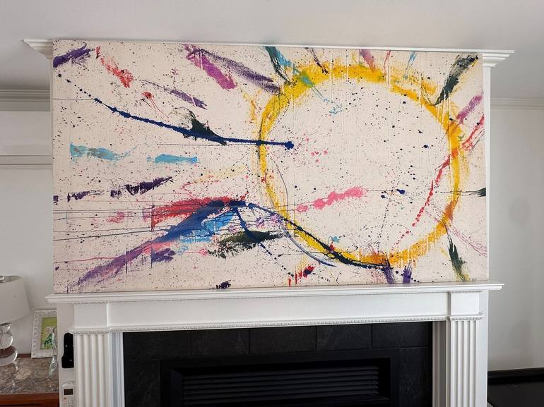 Original Abstract Painting by Bonnie Czegledi