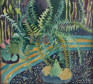 Original Abstract Still Life Painting by Bonnie Czegledi
