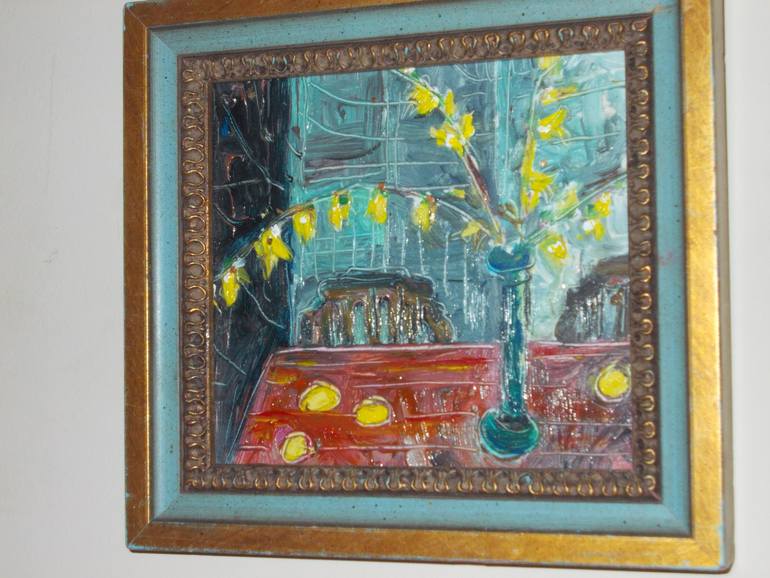 Original Abstract Still Life Painting by Bonnie Czegledi