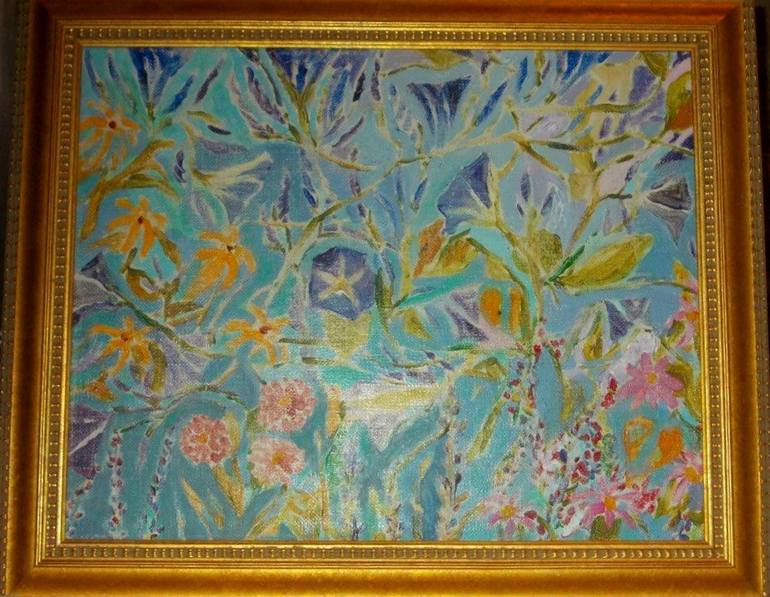 Original Abstract Expressionism Abstract Painting by Bonnie Czegledi