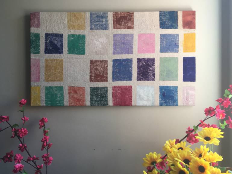 Original Abstract Expressionism Abstract Painting by Bonnie Czegledi