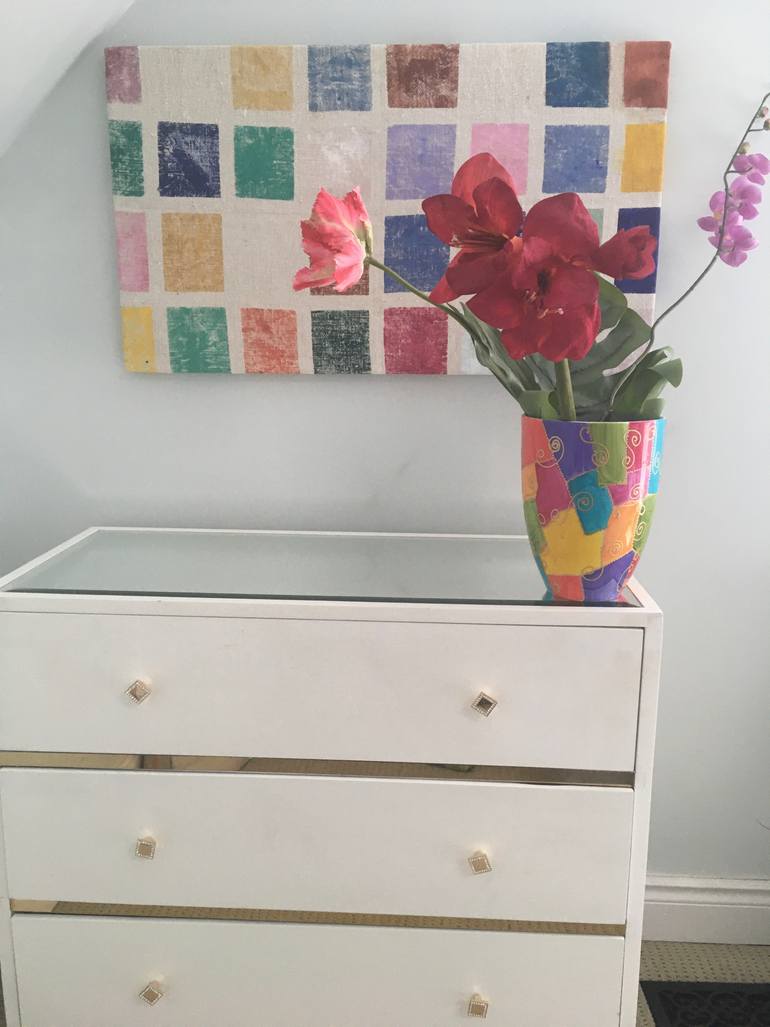 Original Abstract Expressionism Abstract Painting by Bonnie Czegledi