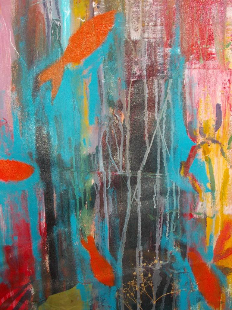 Original Abstract Expressionism Abstract Painting by Bonnie Czegledi