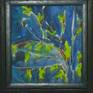This small abstract was inspired by the burst of colours in the springtime - the forsythia.