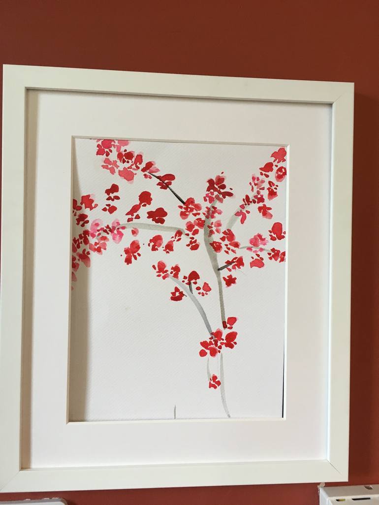 Original Floral Painting by Bonnie Czegledi