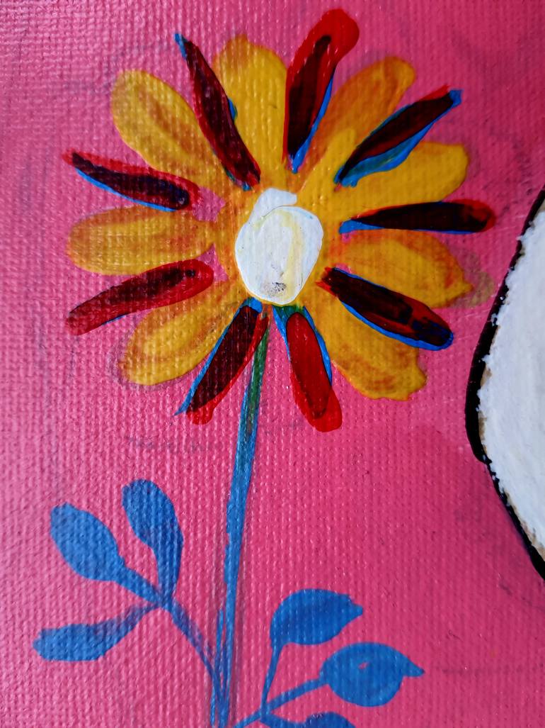 Original Expressionism Cats Painting by Rakhmet Redzhepov