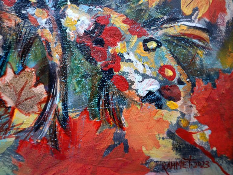 Original Expressionism Fish Painting by Rakhmet Redzhepov