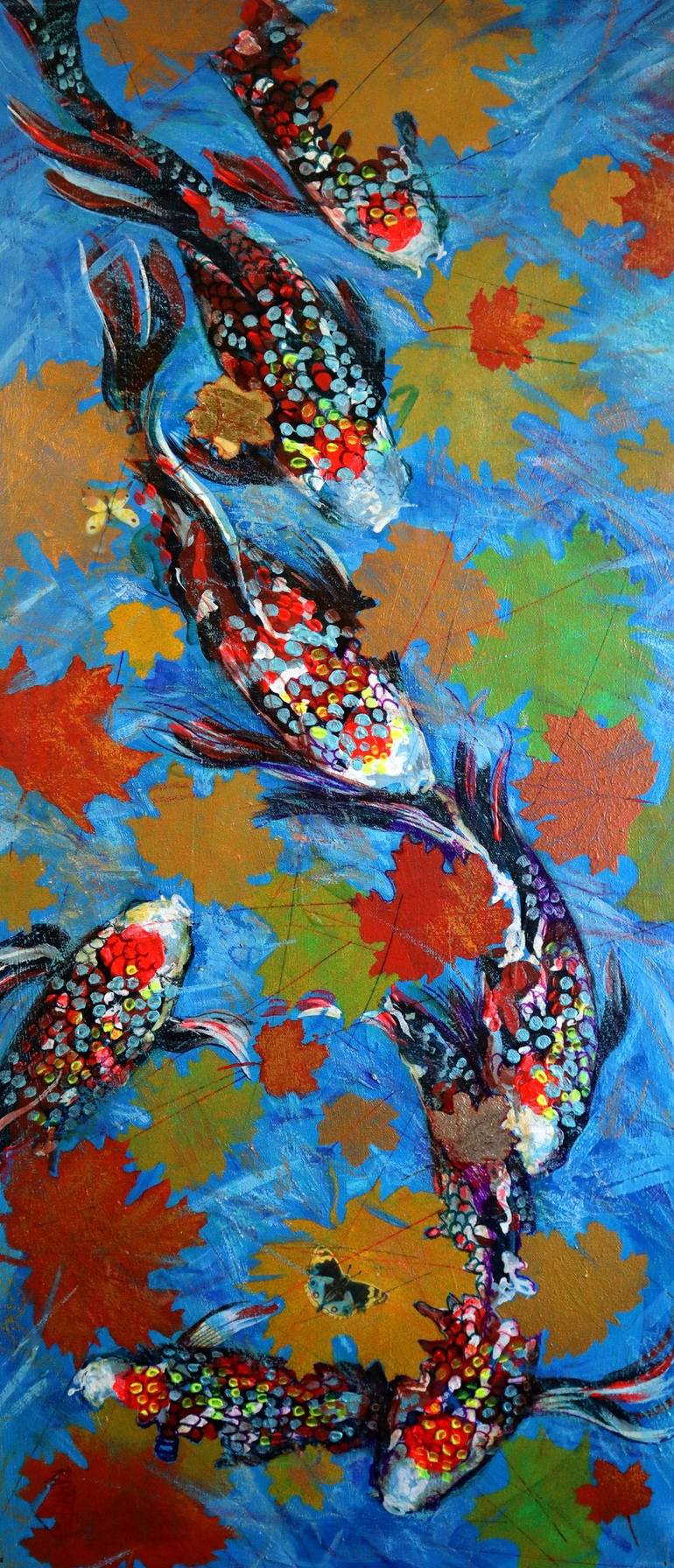 Original Fish Painting by Rakhmet Redzhepov