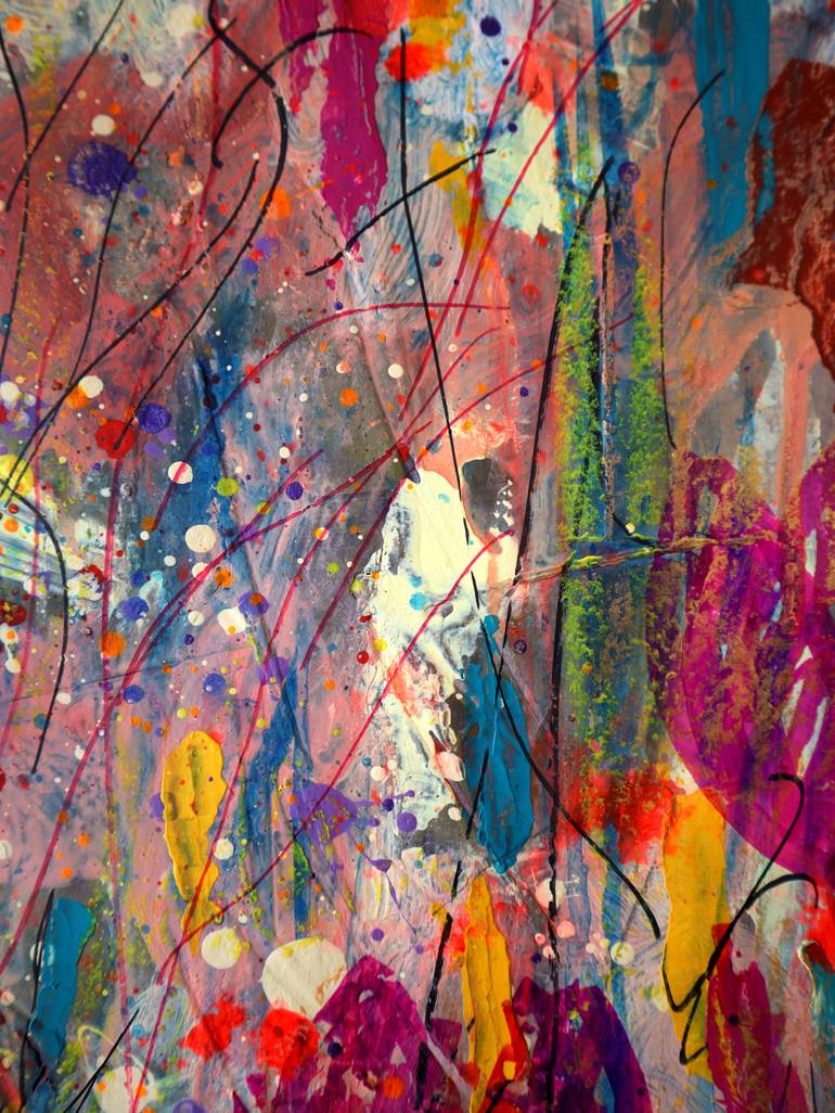 Original Expressionism Floral Painting by Rakhmet Redzhepov