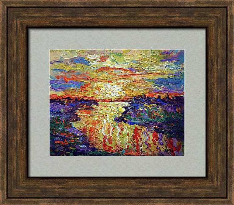 Original Expressionism Landscape Painting by Rakhmet Redzhepov