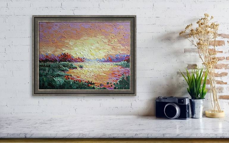 Original Expressionism Seascape Painting by Rakhmet Redzhepov