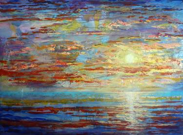 Original Expressionism Seascape Paintings by Rakhmet Redzhepov