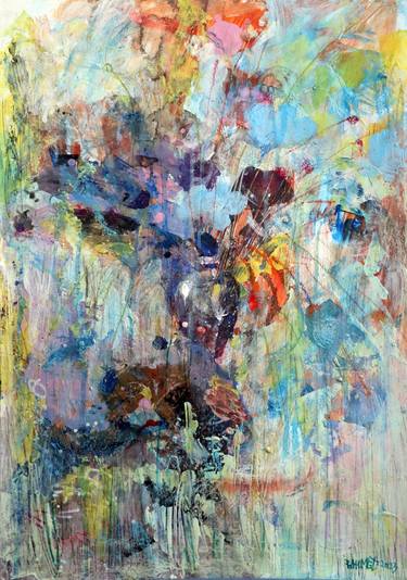 Original Expressionism Floral Watercolor Paintings For Sale