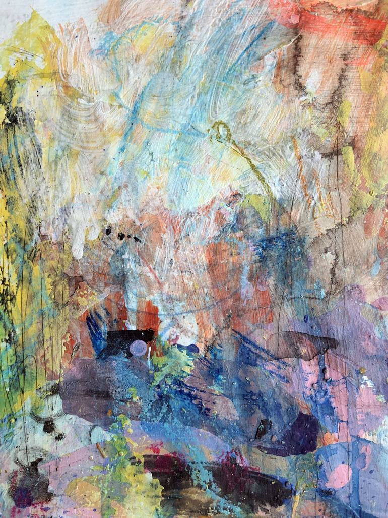 Original Expressionism Floral Painting by Rakhmet Redzhepov