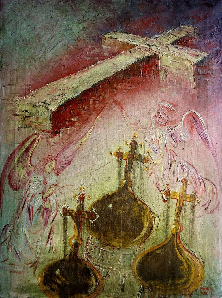Original World Culture Painting by Rakhmet Redzhepov