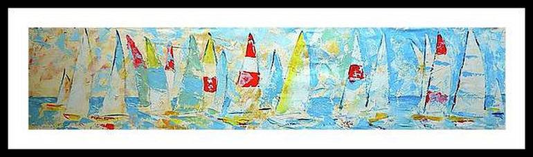 Original Expressionism Seascape Painting by Rakhmet Redzhepov