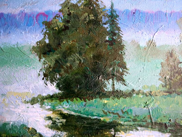 Original Landscape Painting by Rakhmet Redzhepov