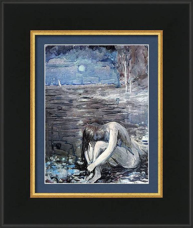 Original Erotic Painting by Rakhmet Redzhepov