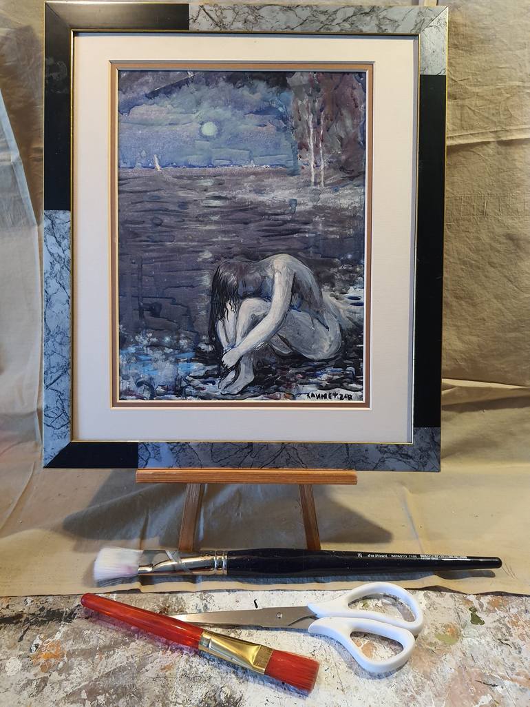 Original Erotic Painting by Rakhmet Redzhepov