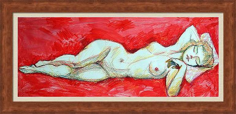 Original Erotic Painting by Rakhmet Redzhepov