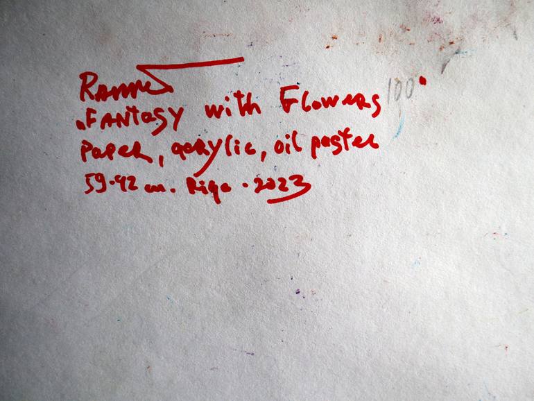 Original Impressionism Floral Painting by Rakhmet Redzhepov