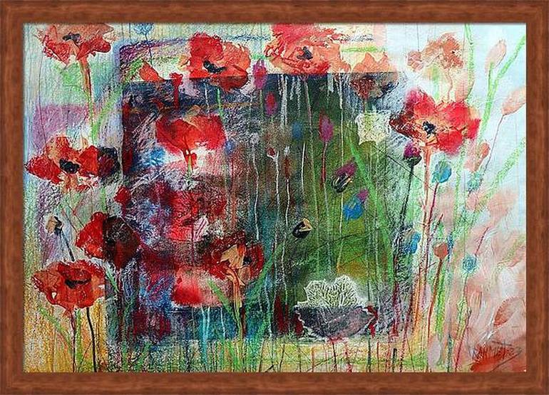 Original Floral Painting by Rakhmet Redzhepov