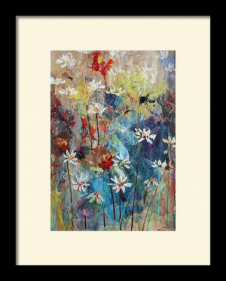 Original Expressionism Floral Painting by Rakhmet Redzhepov