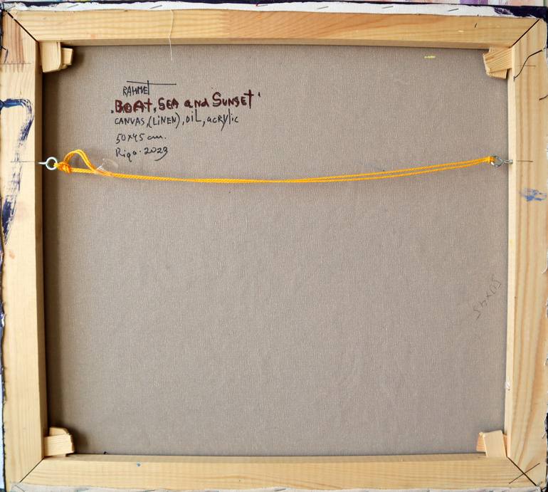 Original Expressionism Seascape Painting by Rakhmet Redzhepov