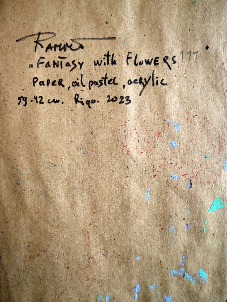 Original Impressionism Floral Painting by Rakhmet Redzhepov