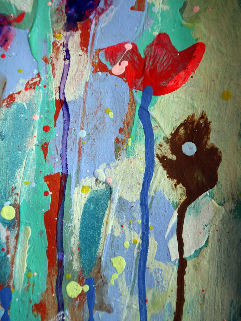 Original Impressionism Floral Painting by Rakhmet Redzhepov
