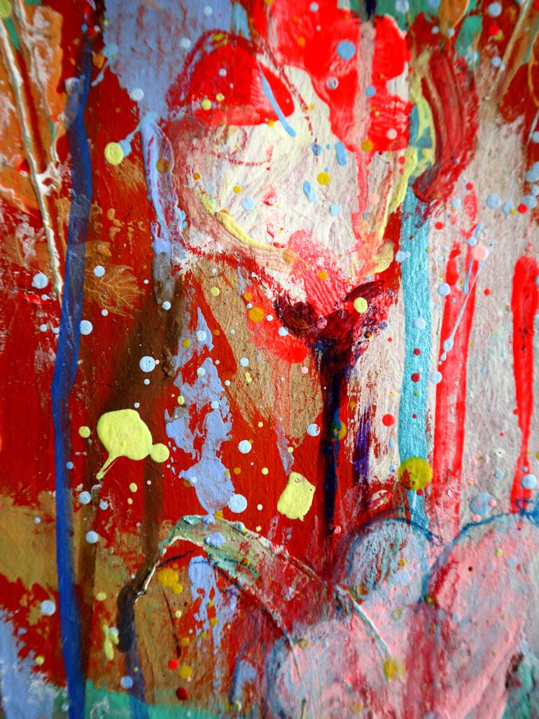 Original Impressionism Floral Painting by Rakhmet Redzhepov