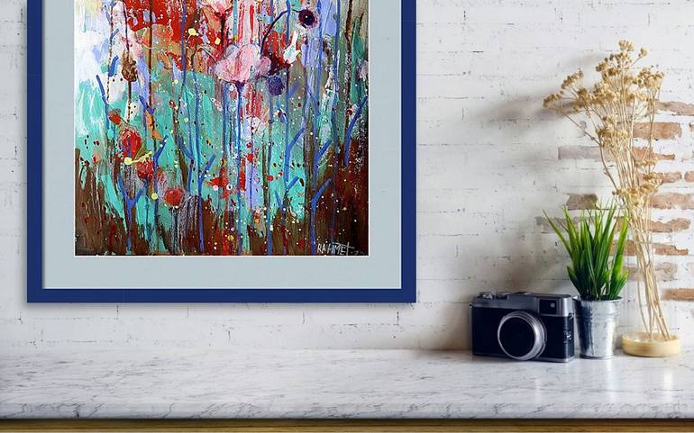 Original Impressionism Floral Painting by Rakhmet Redzhepov