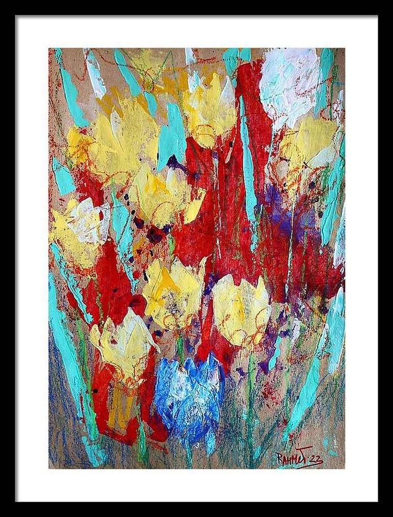 Original Impressionism Floral Painting by Rakhmet Redzhepov