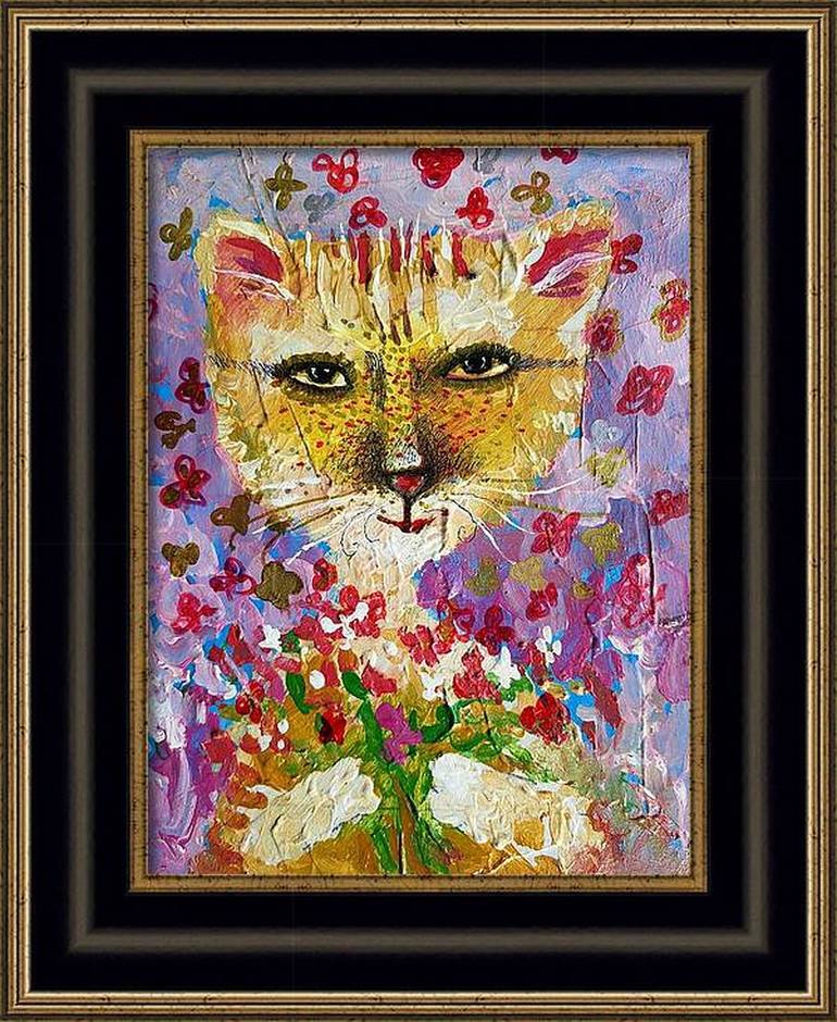 Original Expressionism Animal Painting by Rakhmet Redzhepov