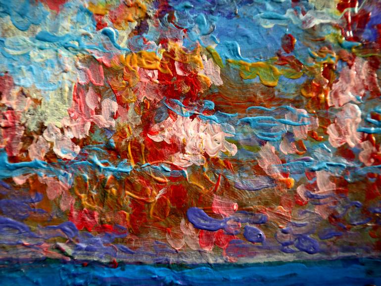 Original Expressionism Seascape Painting by Rakhmet Redzhepov