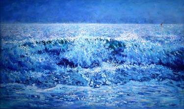 Original Expressionism Seascape Paintings by Rakhmet Redzhepov