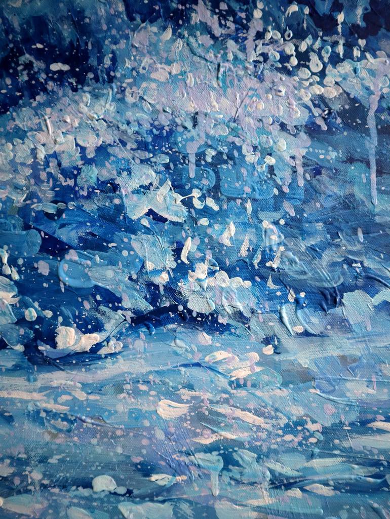 Original Expressionism Seascape Painting by Rakhmet Redzhepov