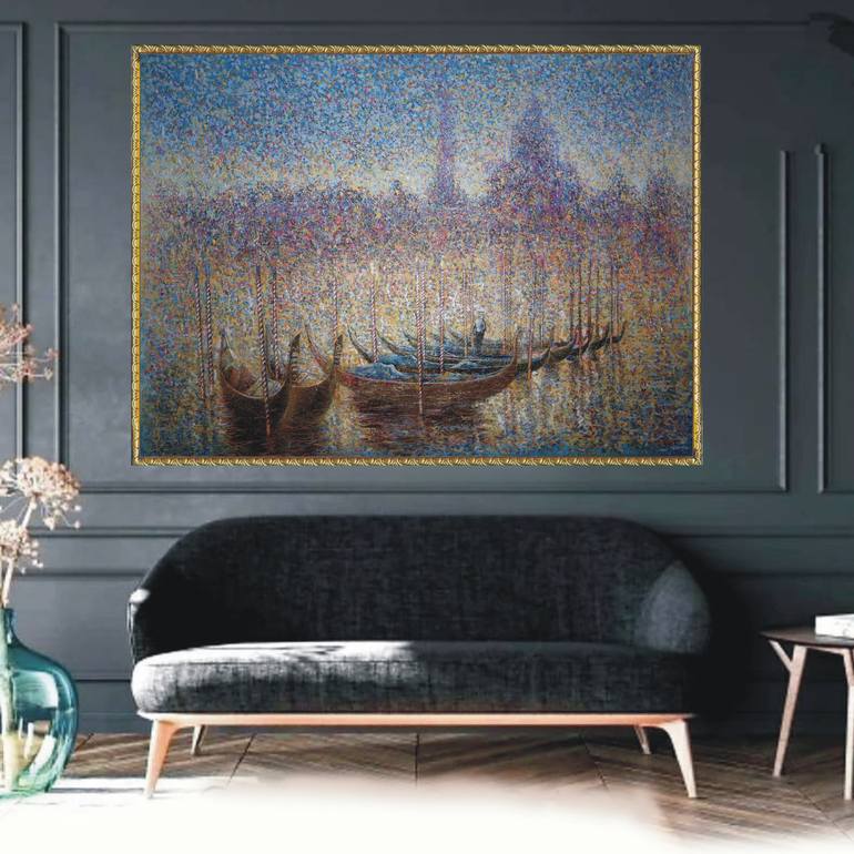 Original Expressionism Landscape Painting by Rakhmet Redzhepov