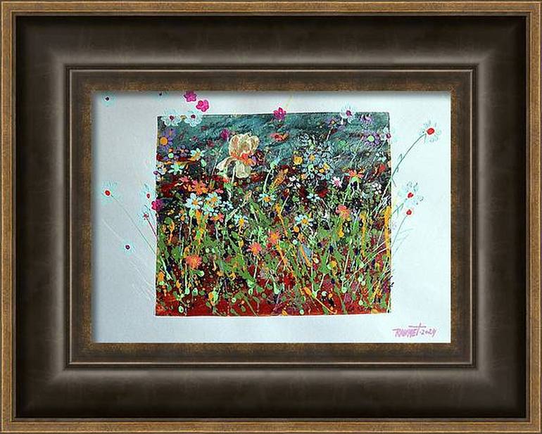 Original Floral Painting by Rakhmet Redzhepov