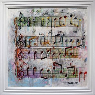 Original Music Paintings by Rakhmet Redzhepov