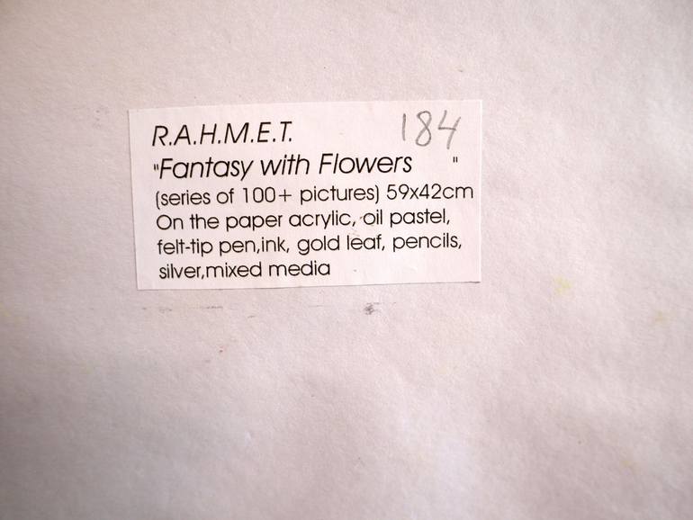 Original Expressionism Floral Painting by Rakhmet Redzhepov