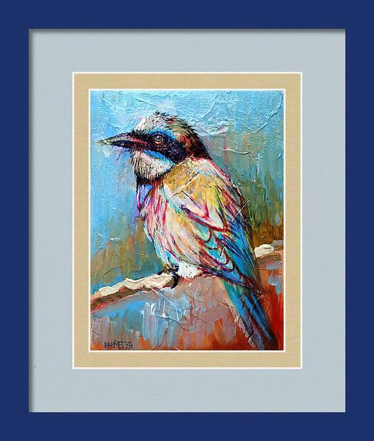 Original Expressionism Animal Painting by Rakhmet Redzhepov