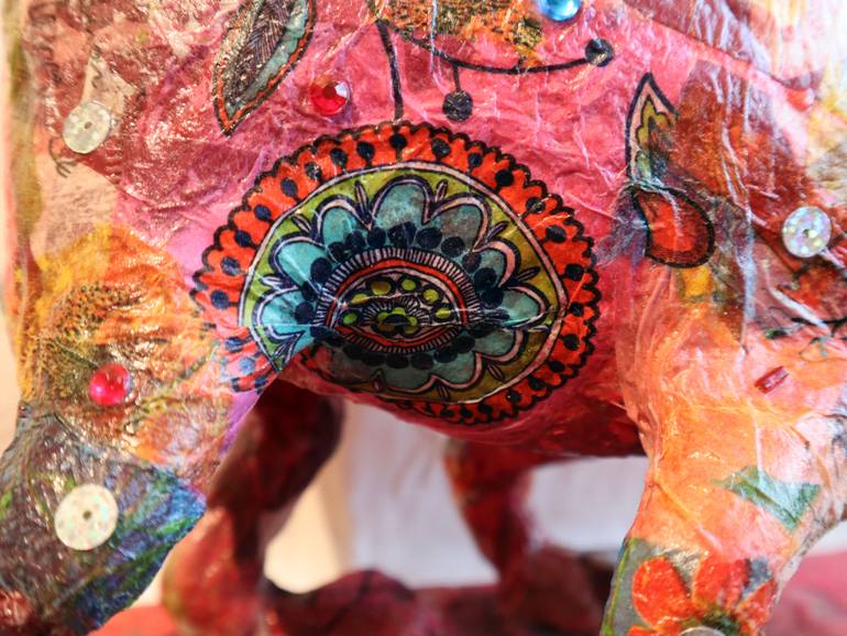 Original Expressionism Cats Sculpture by Rakhmet Redzhepov