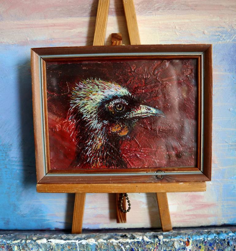 Original Impressionism Animal Painting by Rakhmet Redzhepov
