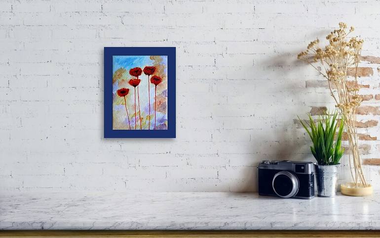 Original Impressionism Floral Painting by Rakhmet Redzhepov