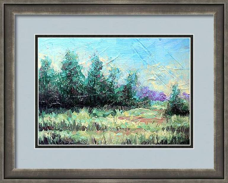 Original Impressionism Landscape Painting by Rakhmet Redzhepov